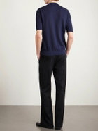 Eleventy - Cotton Polo Shirt - Blue