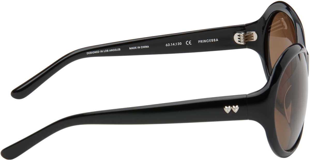 BONNIE CLYDE Black & Brown Princessa Sunglasses