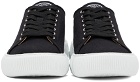 Versace Black Greca Low-Top Sneakers