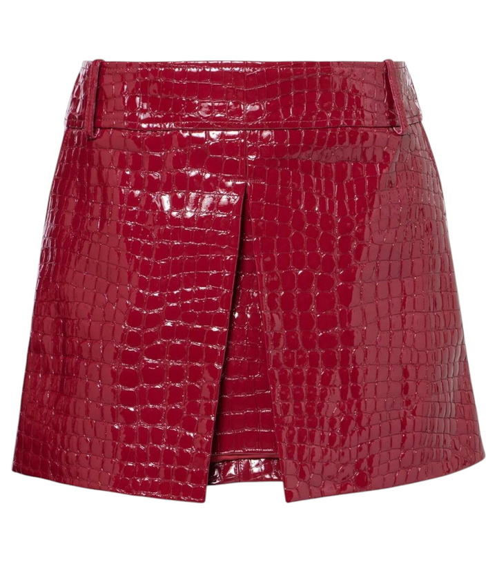 Photo: Tom Ford Croc-effect leather miniskirt