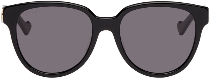 Photo: Gucci Black Square Interlocking G Sunglasses