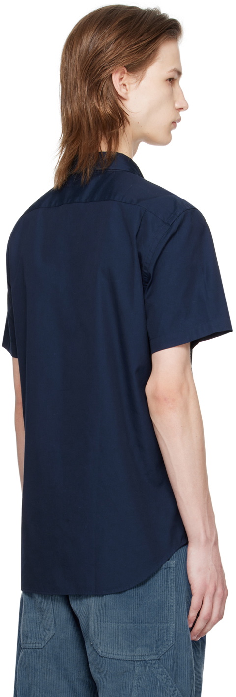 PS by Paul Smith Navy Zebra Shirt