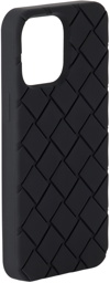 Bottega Veneta Black Intreccio iPhone 14 Pro Max Case