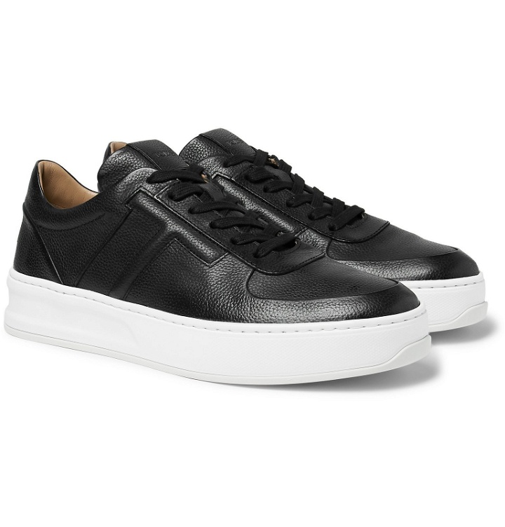 Photo: Tod's - Full-Grain Leather Sneakers - Black