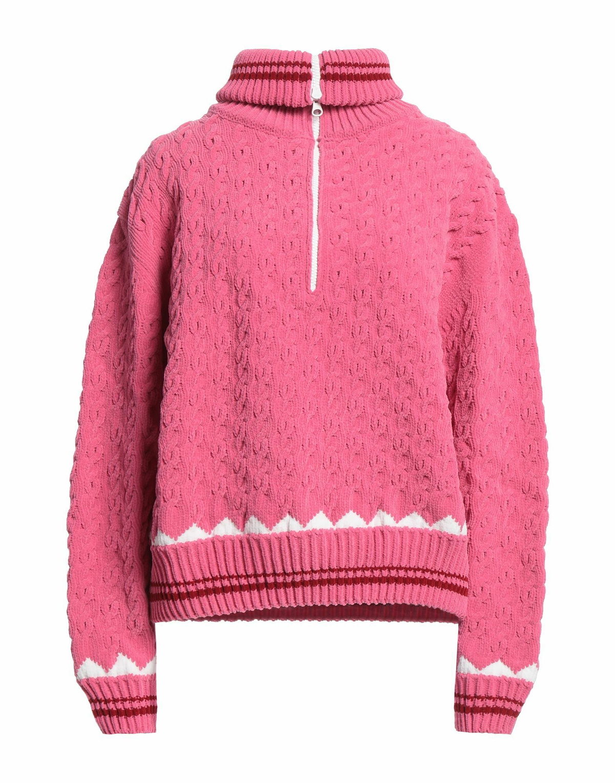 Bernadette Womens Turtleneck Fuchsia