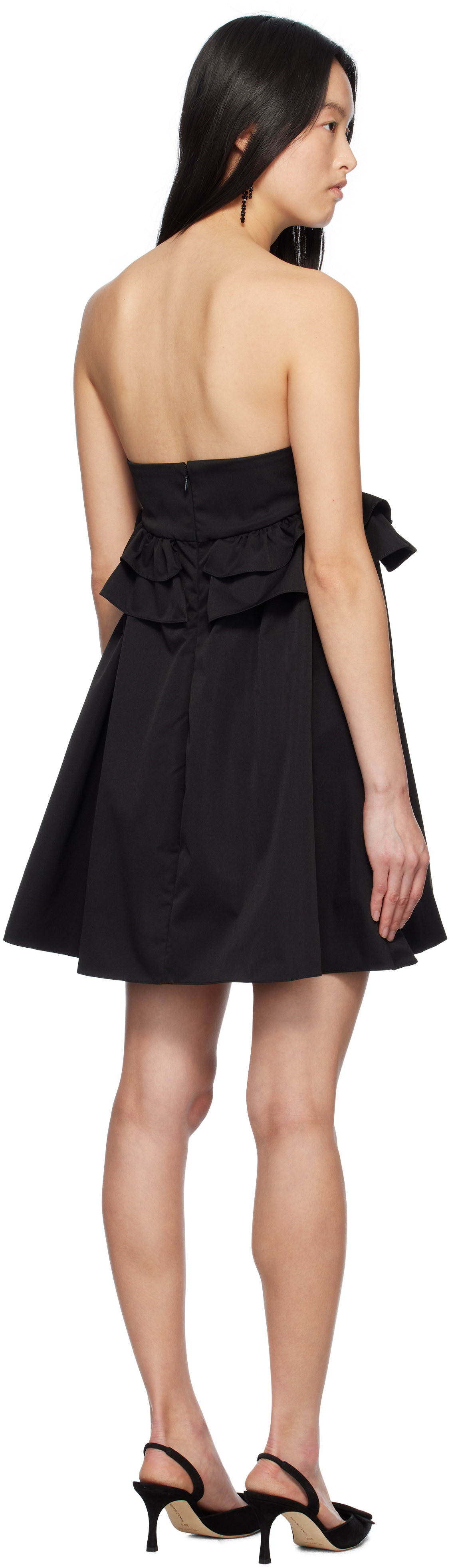 Kika Vargas Black Nicole Minidress