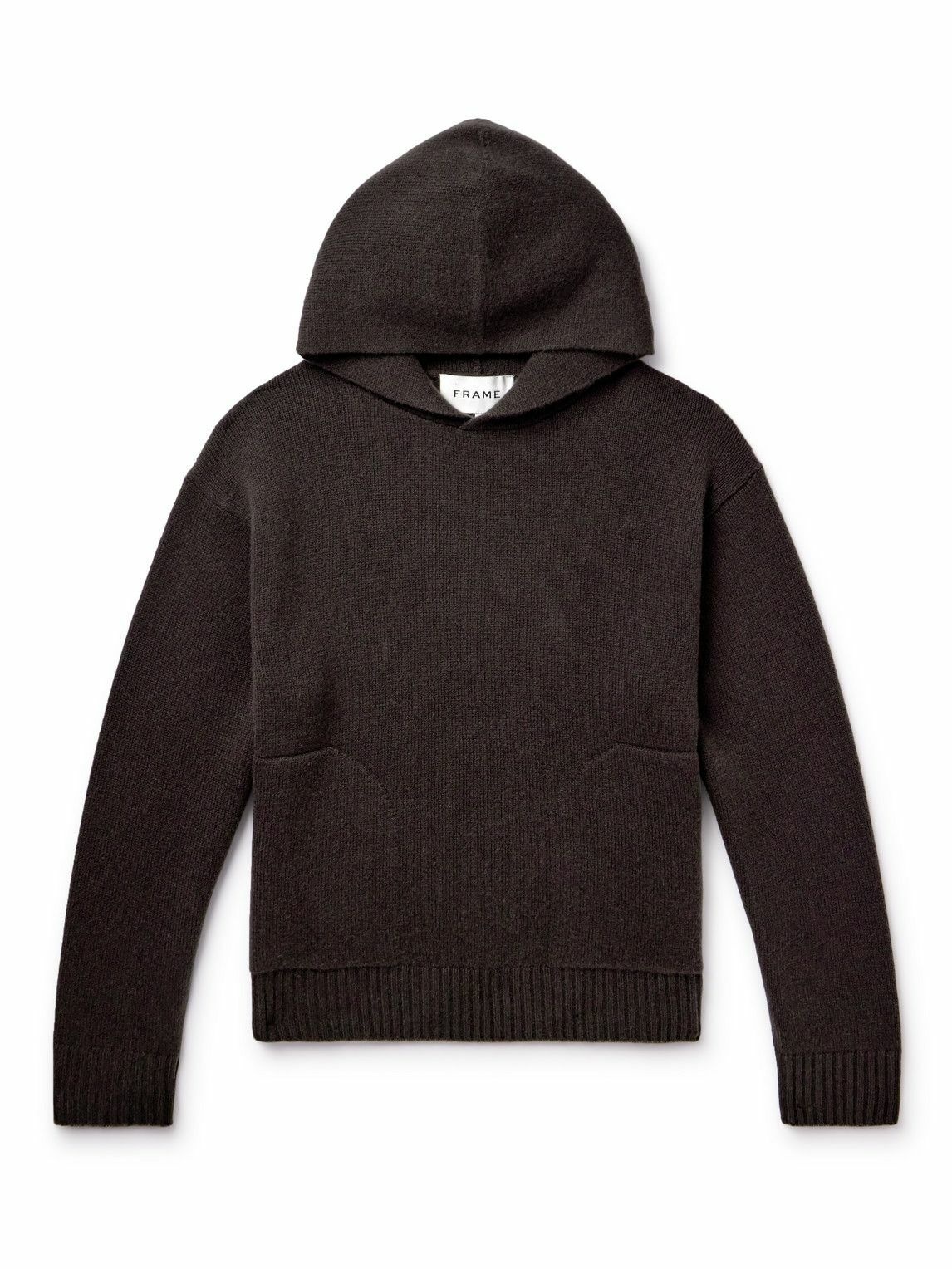 Photo: FRAME - Cashmere Hoodie - Brown