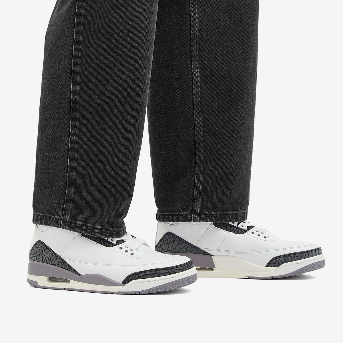 jordan 3 5lab3 black on feet