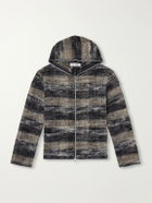 Our Legacy - Full Zip Wool-Blend Hooded Blouson Jacket - Gray