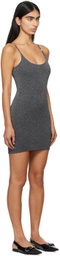 AMIRI Black Lurex Minidress