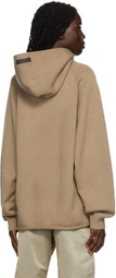 Essentials Tan Polyester Hoodie