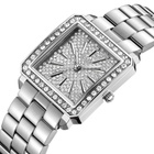 JBW Cristal 28 Jewelry Set Silver-tone Dial Ladies Watch J6387-SetC