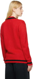 Thames MMXX. Red Courting Cardigan