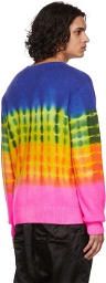 The Elder Statesman Multicolor Half Light Simple Sweater