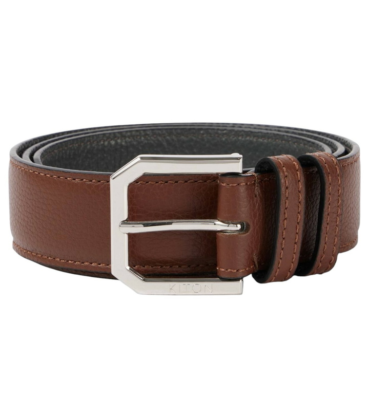 Photo: Kiton Leather belt