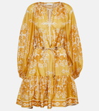 Zimmermann Raie printed silk minidress