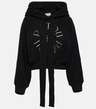 Patou Logo cotton jersey hoodie