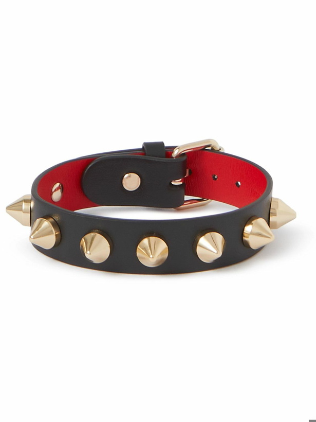Photo: Christian Louboutin - Loubilinked Spiked Leather Bracelet