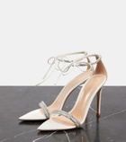 Gianvito Rossi Bridal 85 embellished leather pumps