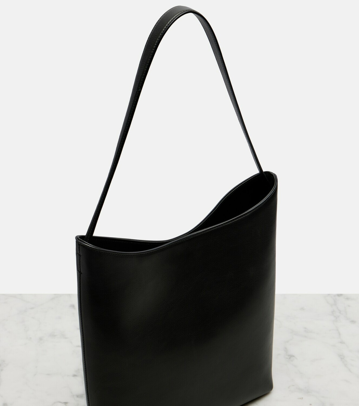 The Row Alma Medium leather shoulder bag
