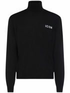 DSQUARED2 - Icon Wool Knit Turtleneck Sweater