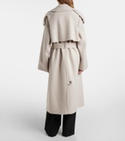 Sportmax Fiore belted wool coat