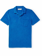 Orlebar Brown - Cotton-Terry Polo Shirt - Blue
