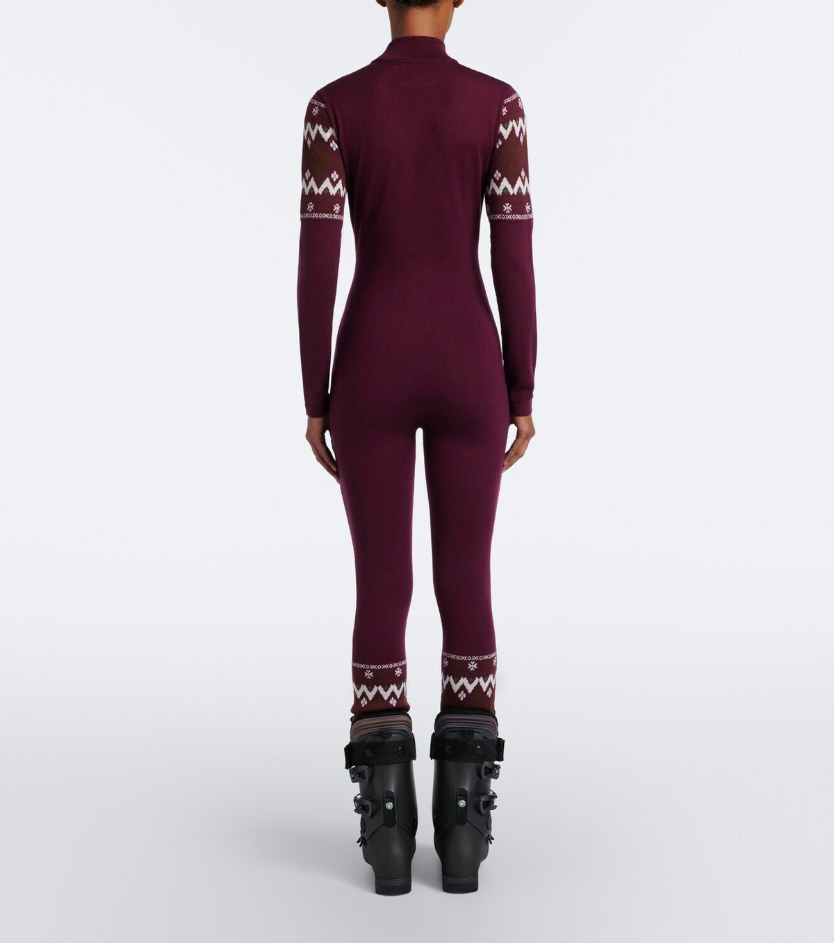 Perfect Moment Fair Isle wool catsuit