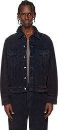 Studio Nicholson Navy Aaron Levine Edition Derby Corduroy Jacket