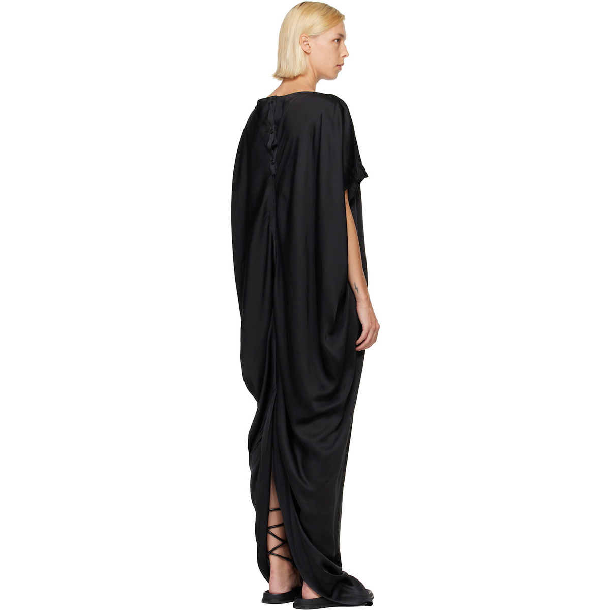 Rick Owens Black Tower Dagger Maxi Dress