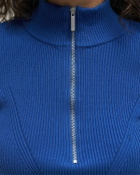 Gestuz YASMIAGZ LS PULLOVER Blue Womens Half-Zips/Sweatshirt