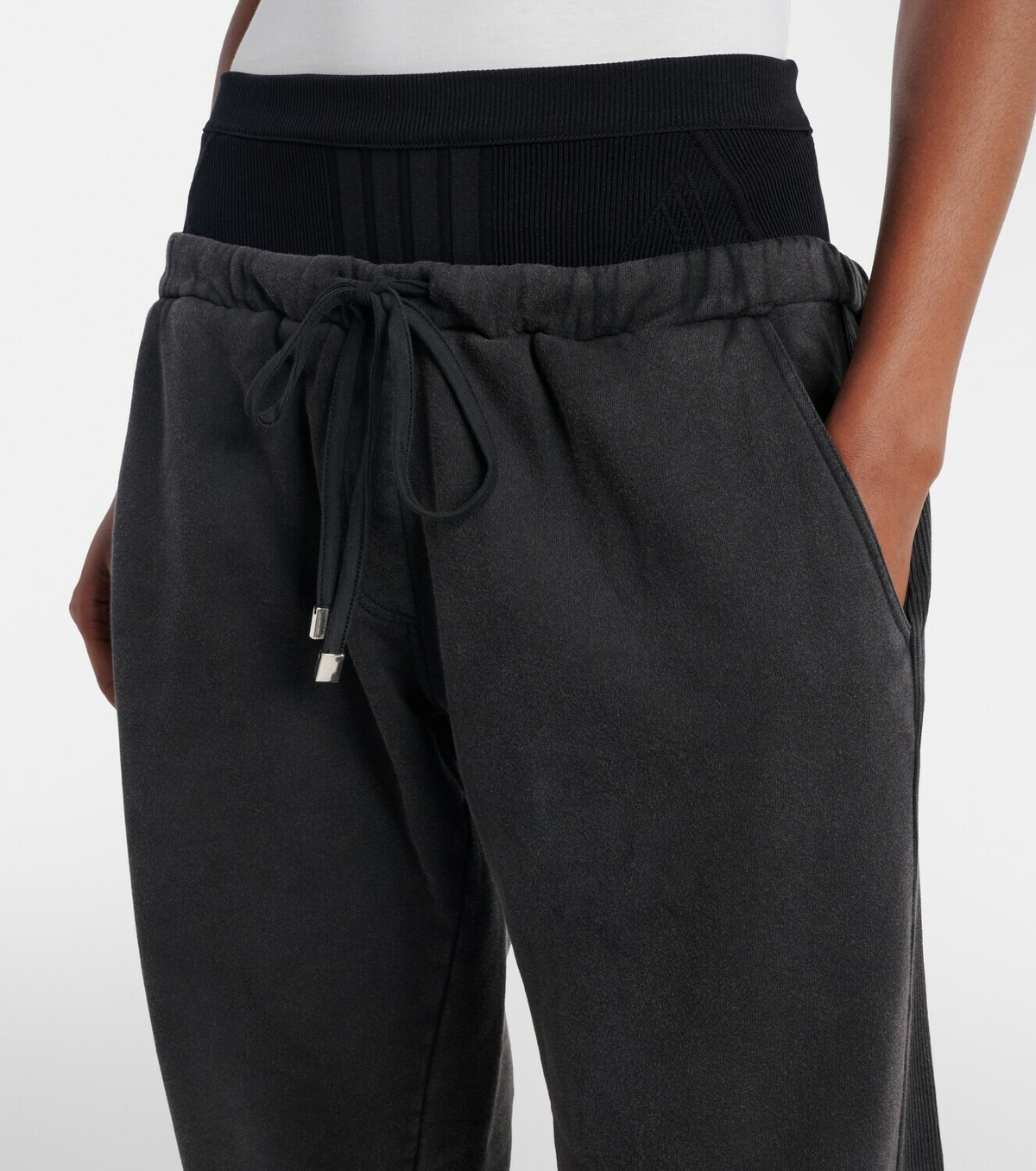 The Attico Cotton jersey sweatpants