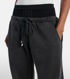 The Attico Cotton jersey sweatpants