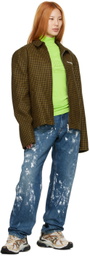 VTMNTS Black & Yellow Wool Jacket