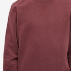 Sunspel Men's Loopback Crew Sweat in Port