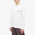 Reception Men's Long Sleeve 808 Lounge T-Shirt in White
