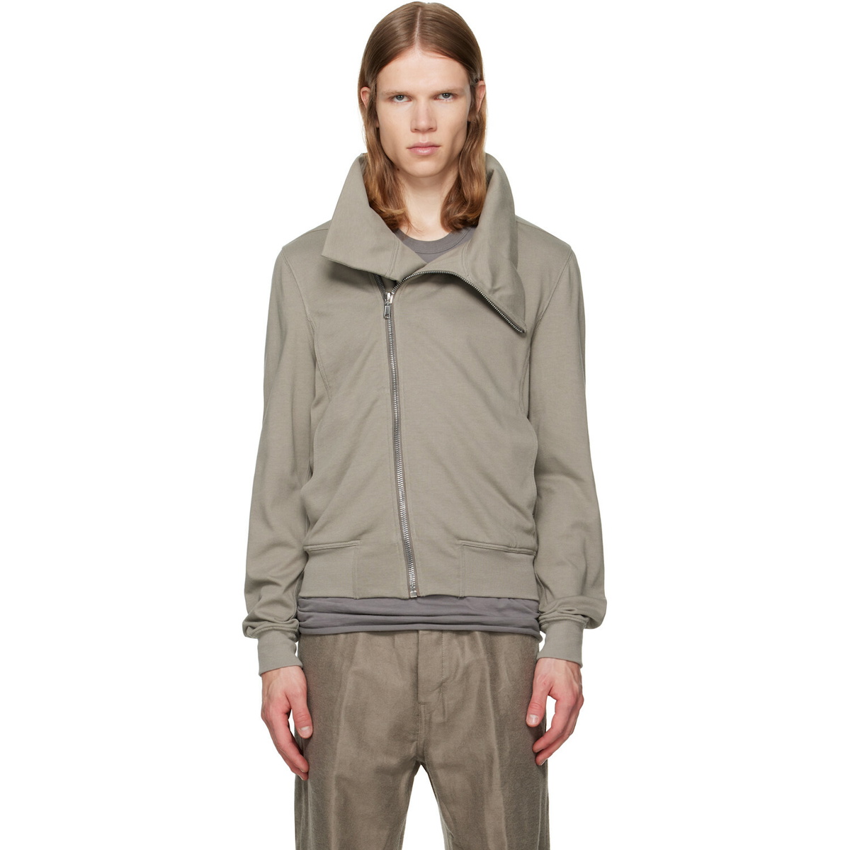 Rick Owens Gray Tower Bauhaus Jogger Jacket
