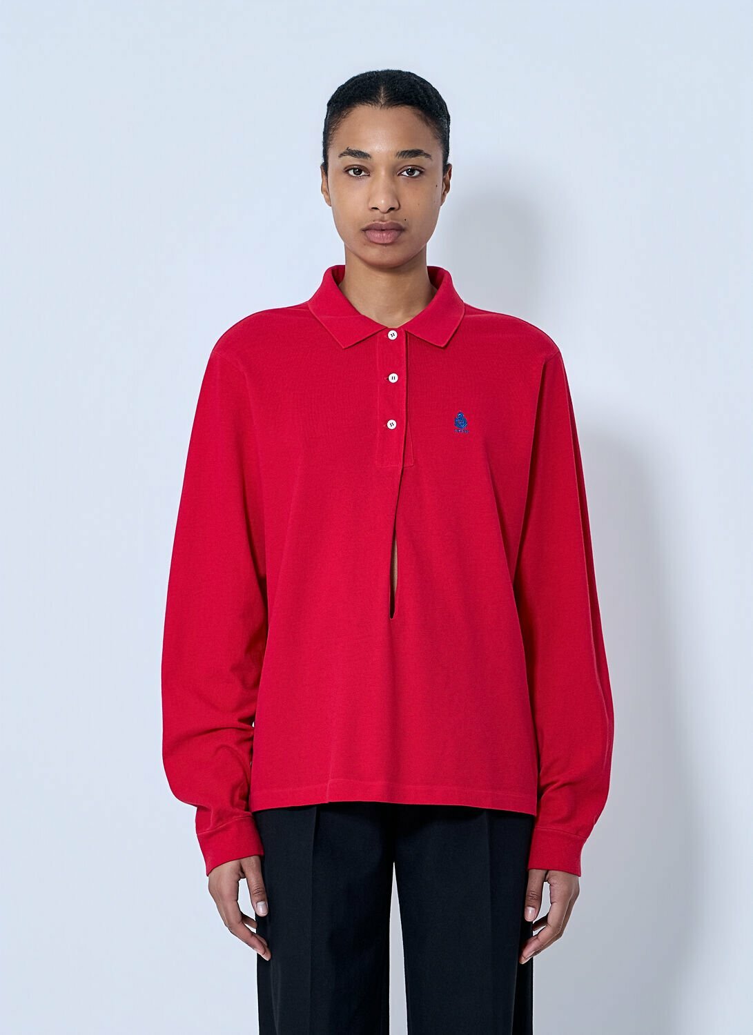 Prada Cotton Piqué Polo Shirt