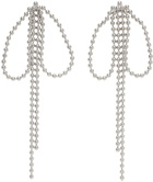 HUGO KREIT Silver Loose Bow Earrings