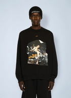 Off-White Cupid Paper Skate Crewneck Sweatshirt