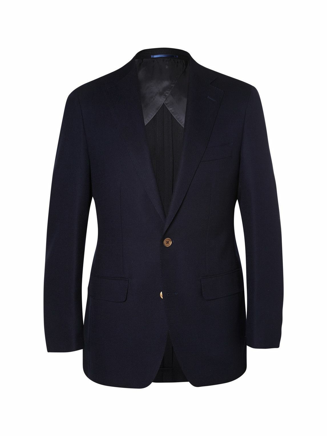 Thom Sweeney - Navy Curzon Slim-Fit Wool Blazer - Blue Thom Sweeney