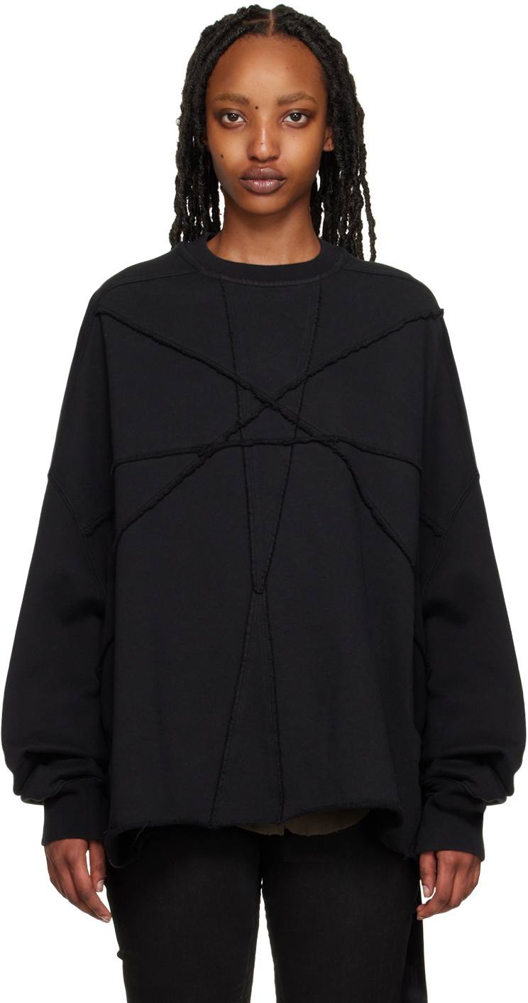 Rick Owens DRKSHDW Black Crater Sweatshirt