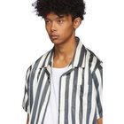 Visvim Black and Off-White Free Edge Shirt