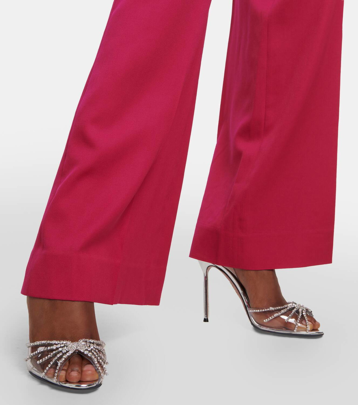 Aquazzura Sunshine 105 embellished PVC sandals Aquazzura