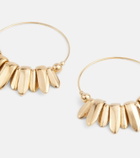 Isabel Marant Boucle D'Oreil embellished hoop earrings