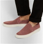 Common Projects - Suede Slip-On Sneakers - Pink