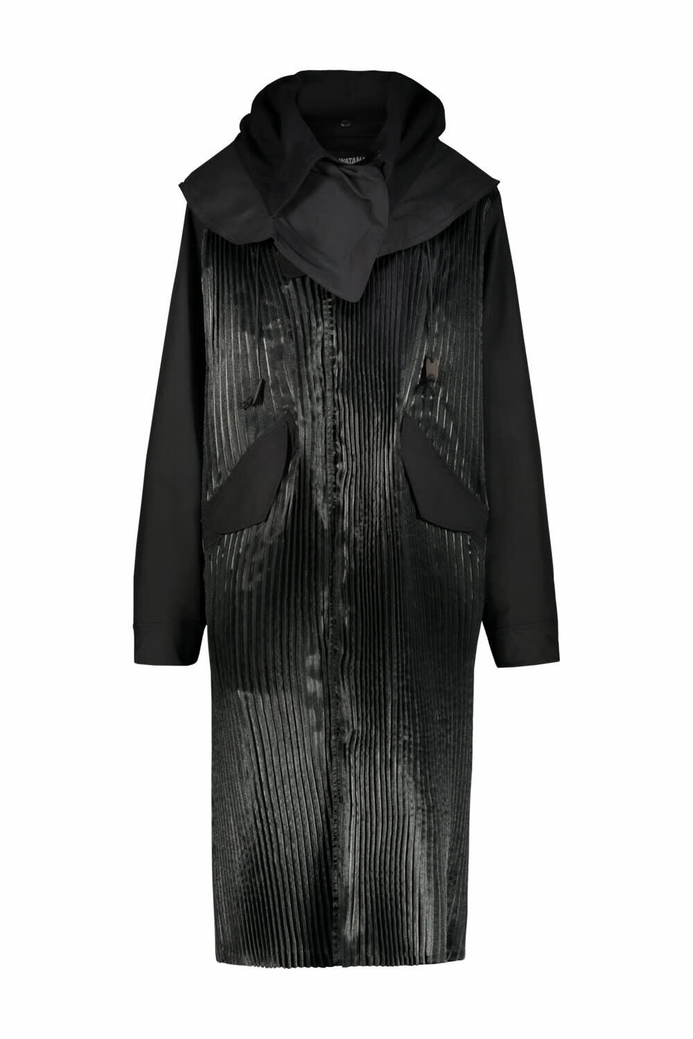 Junya Watanabe Beige Gathered Trench Coat Junya Watanabe