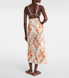 Etro Printed cotton and silk beach cover-up