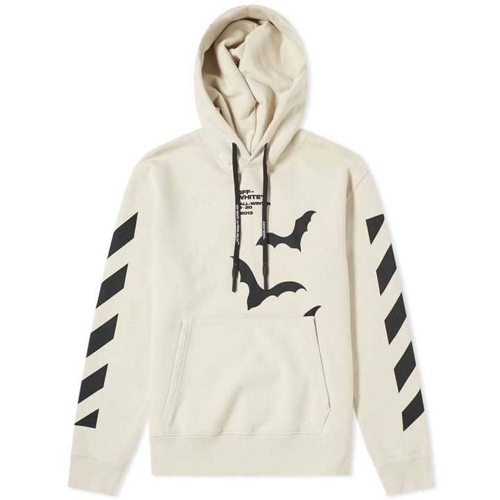 Photo: Off-White Diagonal Sleeve Bats Slim Popover Hoody