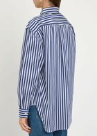 Polo Ralph Lauren Striped Cotton-poplin Shirt Blue